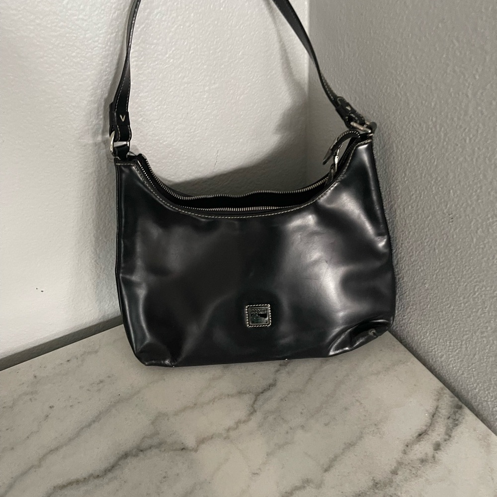 Dooney & Bourke Black Leather Shoulder Bag